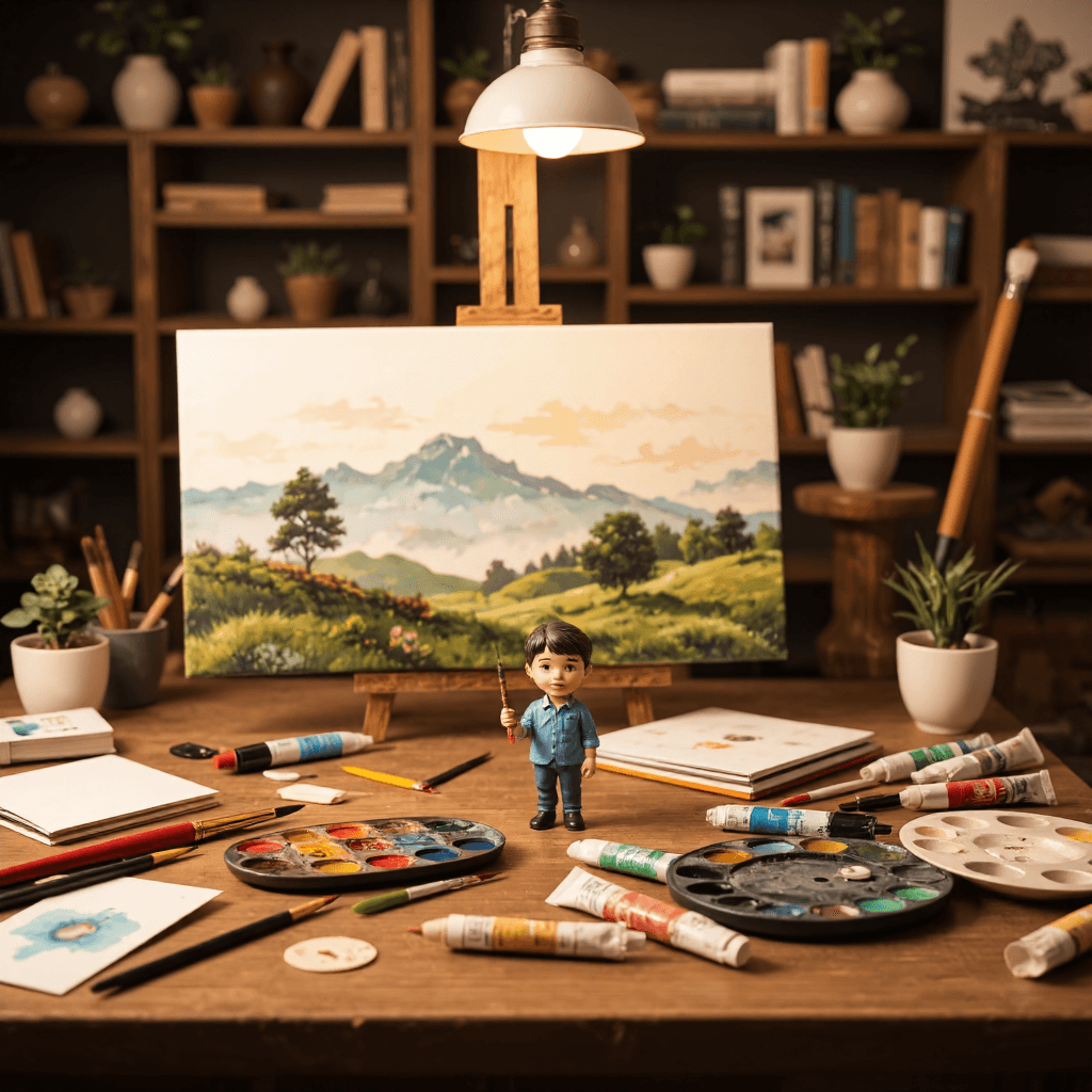 product photography of small figurine