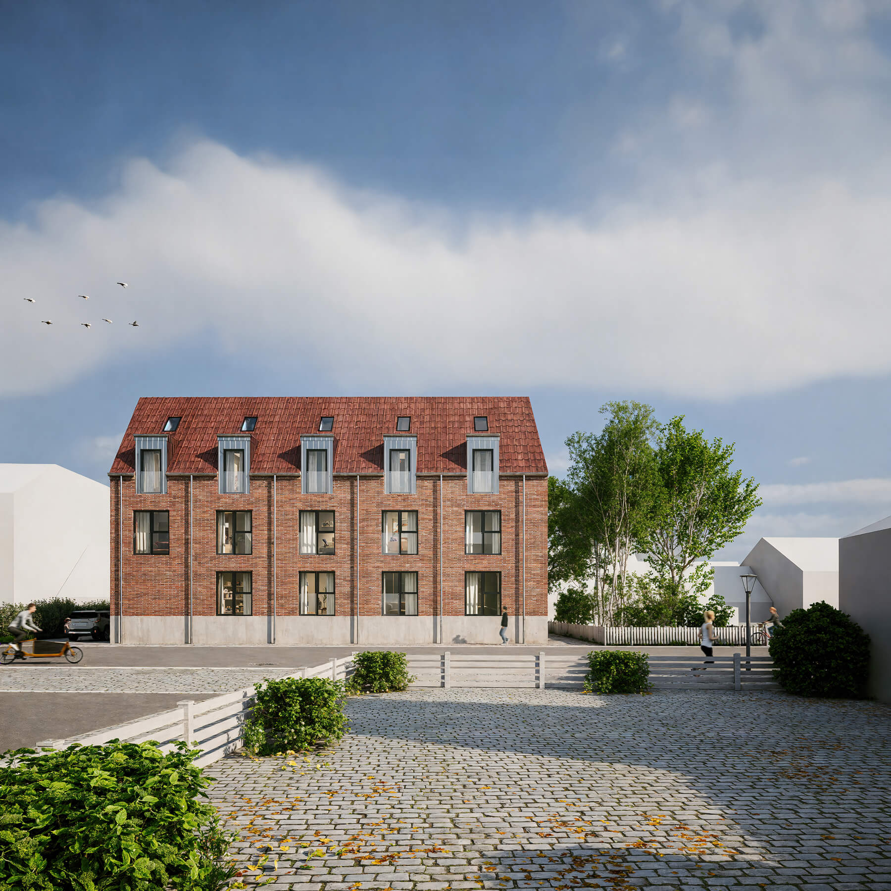 Bloden 43 building, exterior render