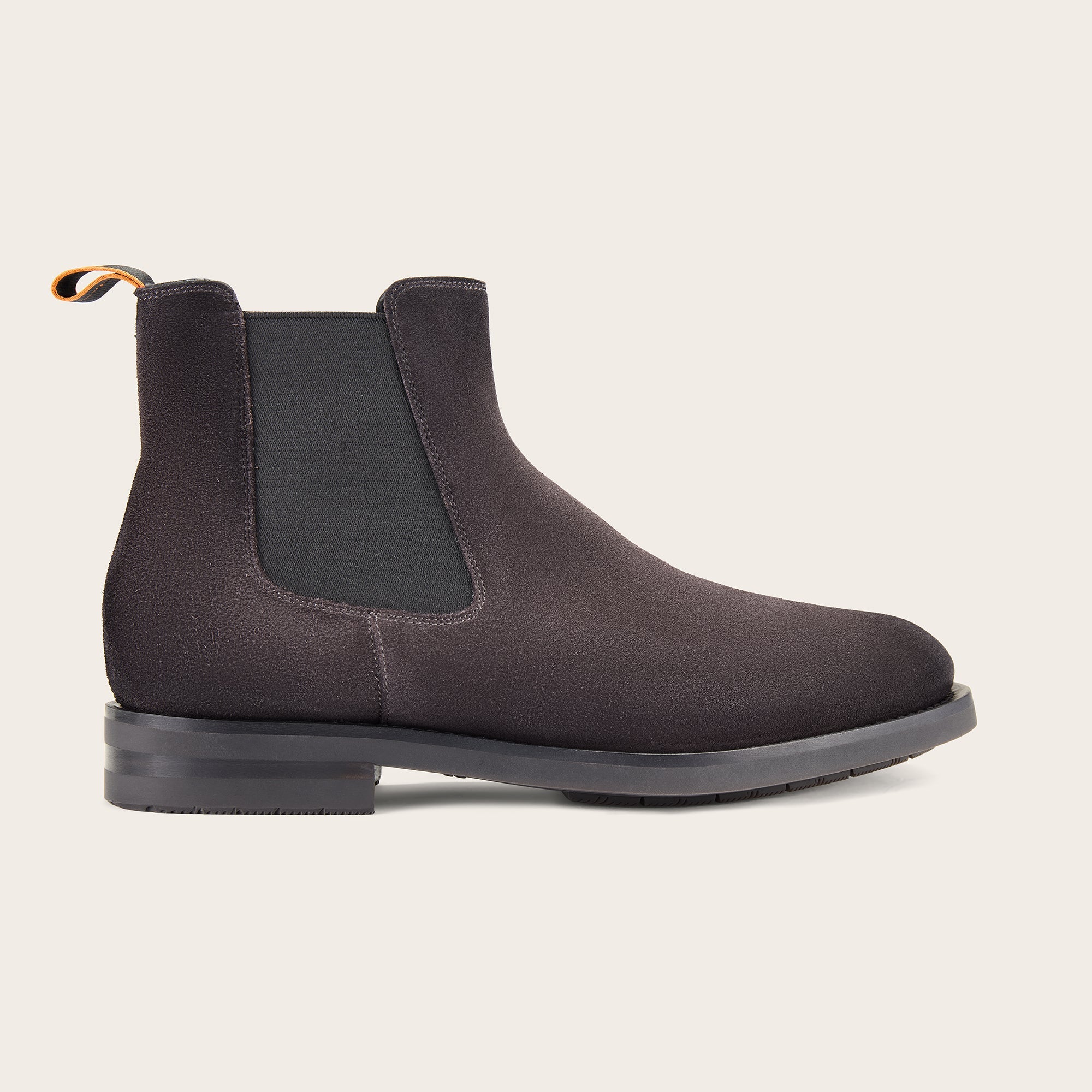 Men's Dark Brown Suede Easy Boot - Mandelli UK