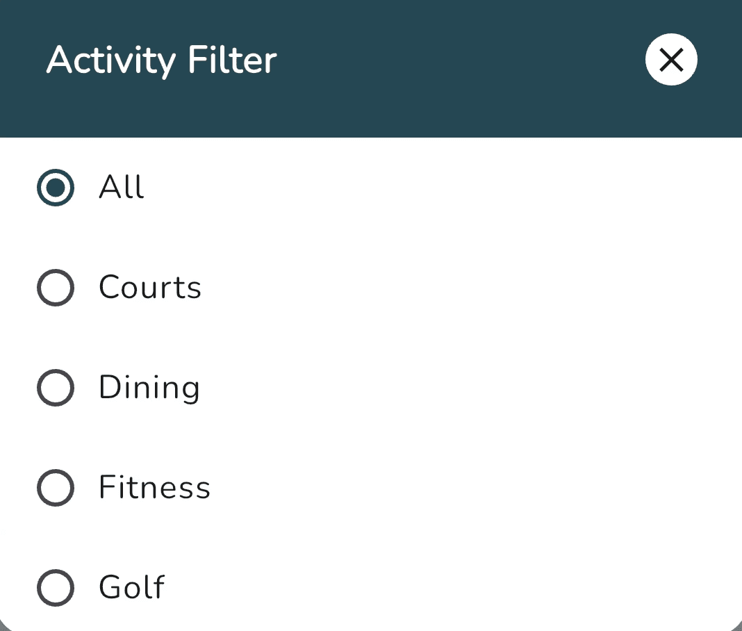 the mass update button highlighted in the ForeTees system