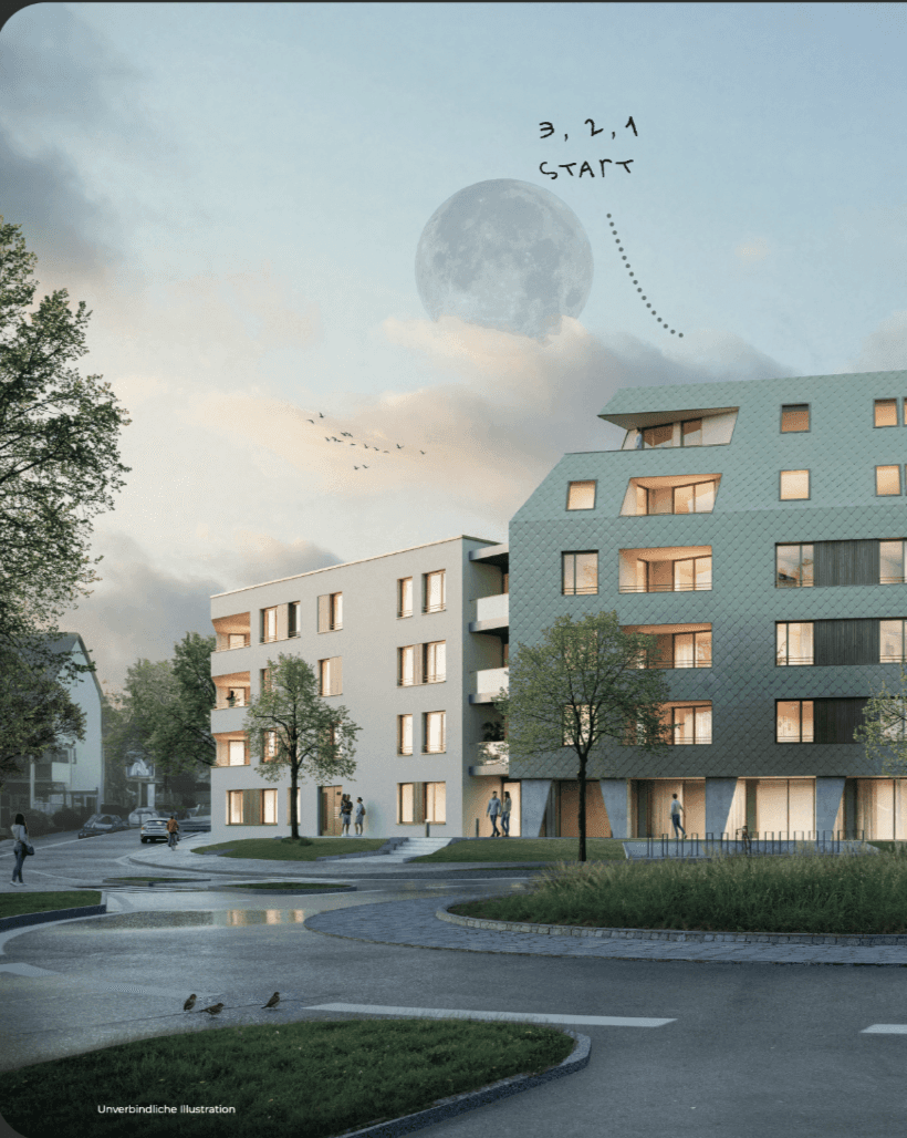 a house with a big pool