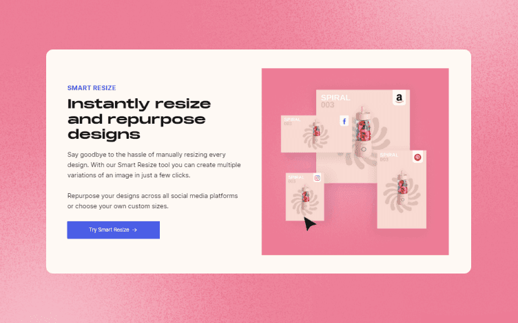 glorify resize
