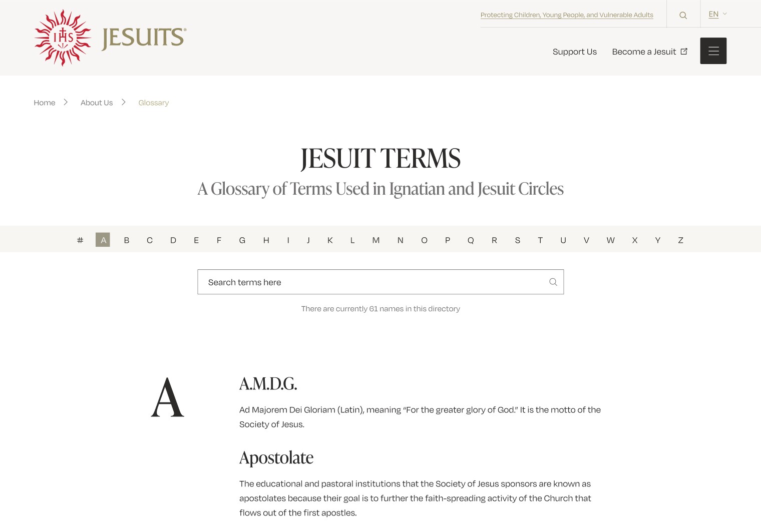Screenshot of a website interface with text explaining a service and a prominent logo in the top left corner.