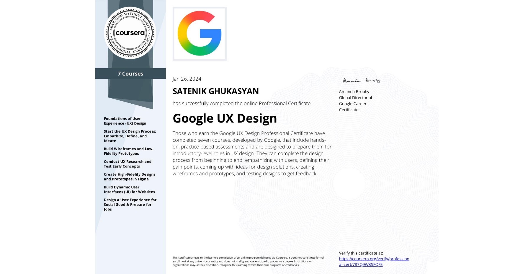 Third certificate image
