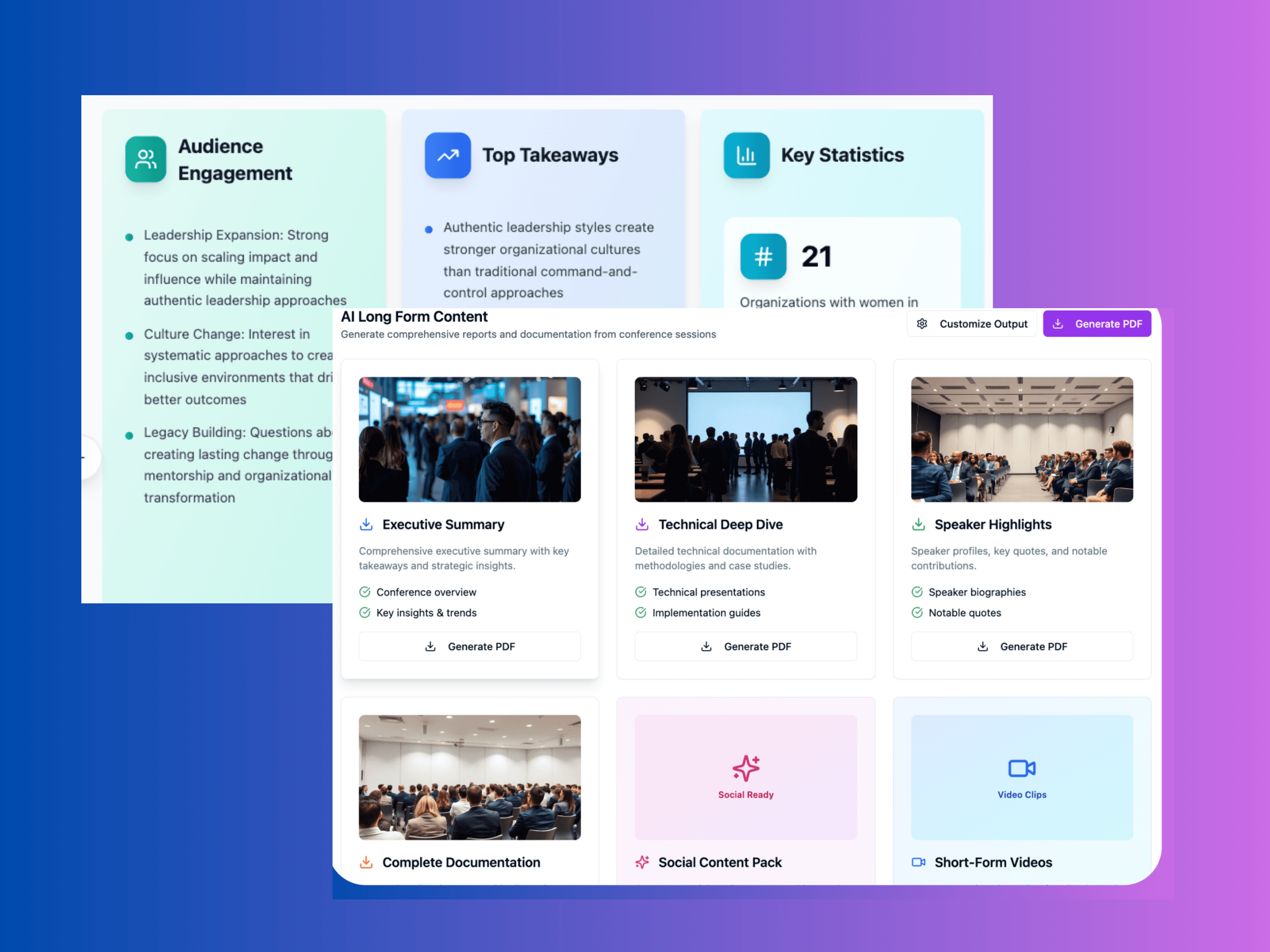 Conference AI Cliff Notes
