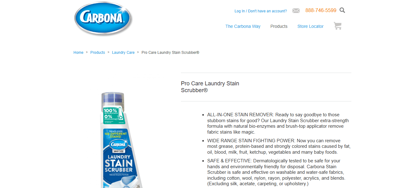 Carbona Laundry Stain Scrubber