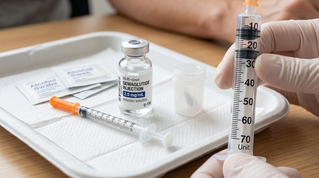 How many mg is 60 units of semaglutide