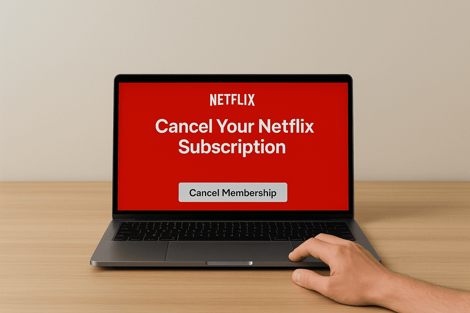 Cancel Netflix Subscription on Laptop
