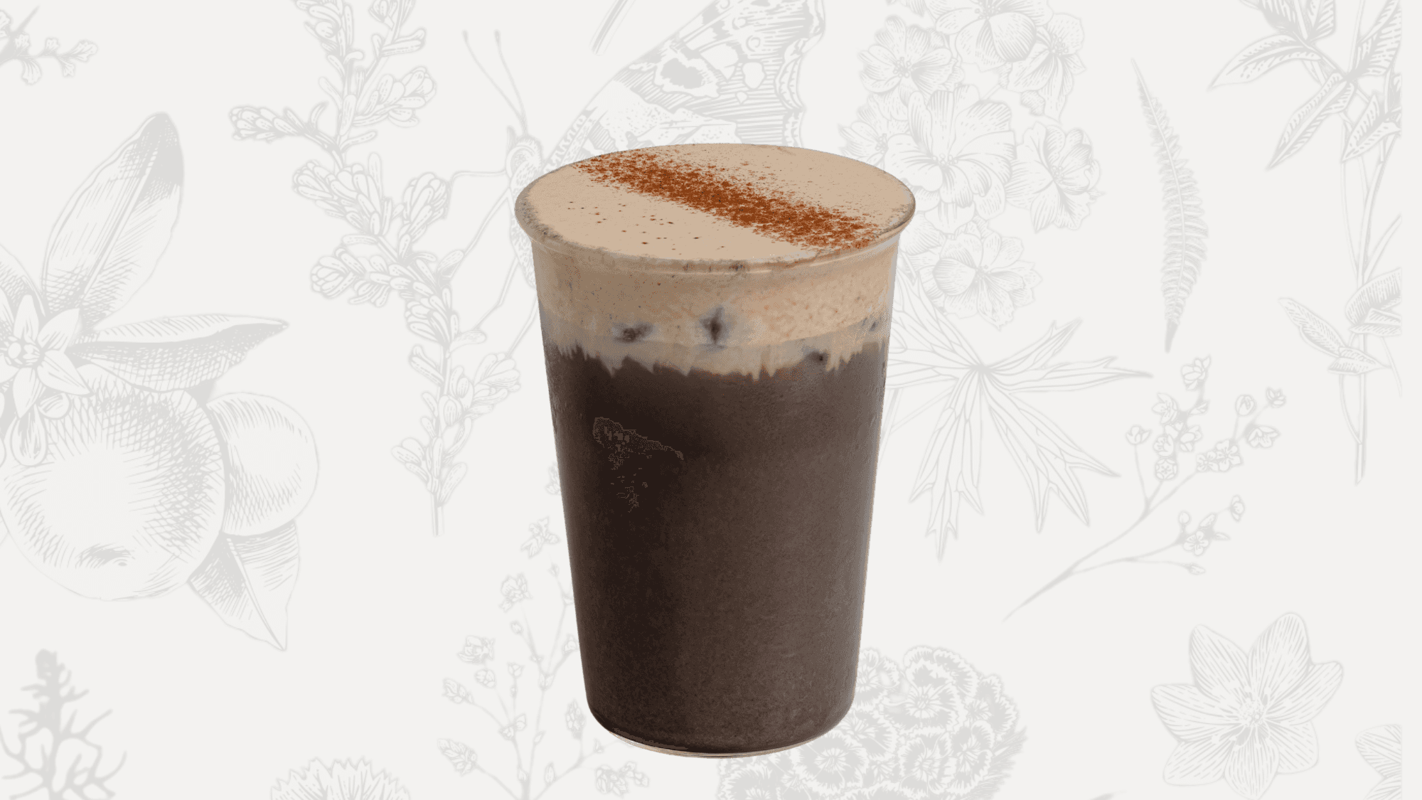 Double Pumpkin Hojicha Latte – A creamy hojicha latte with pumpkin puree, topped with pumpkin foam and a dusting of pumpkin spice.