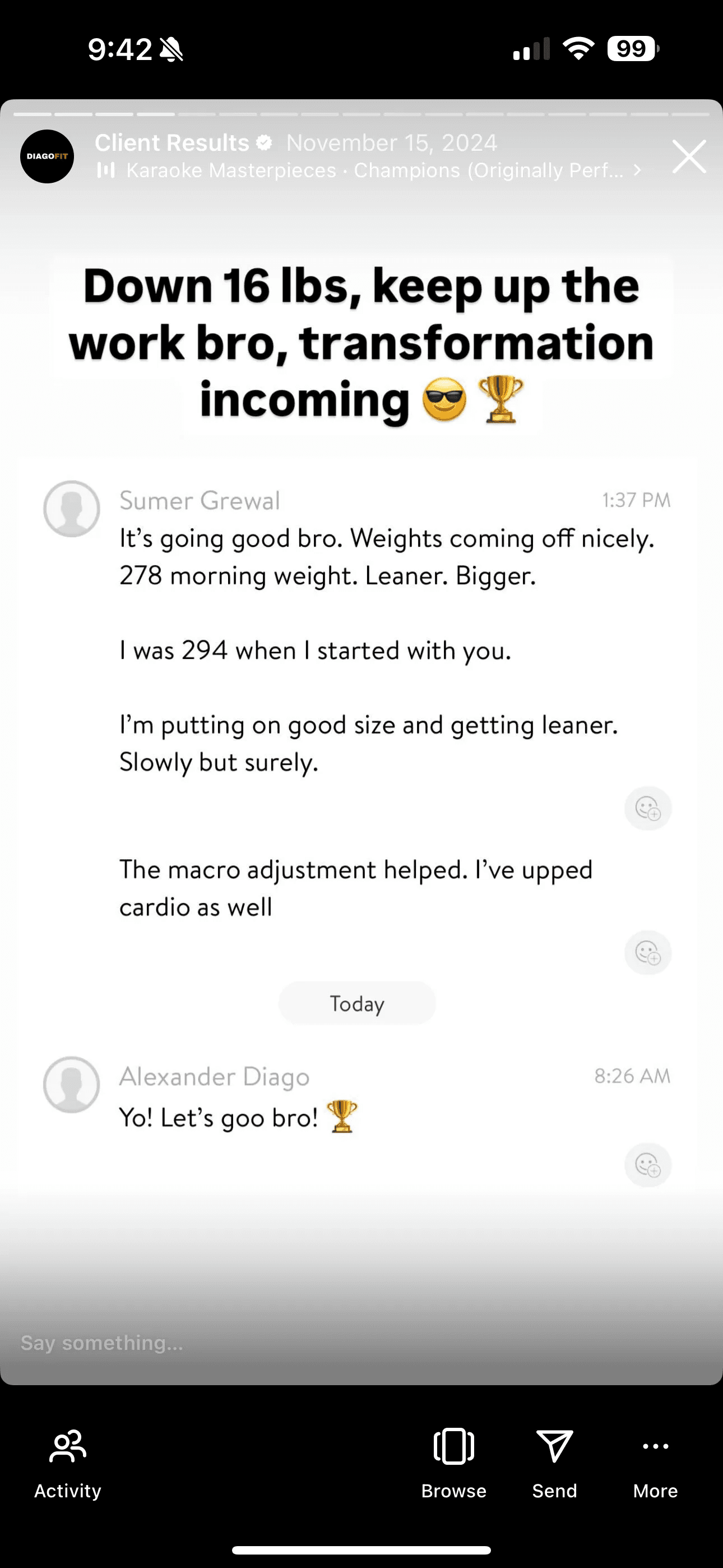 Diagofit conversation 5