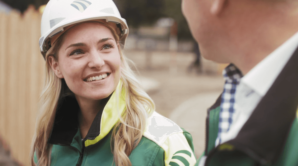 Voorbeeld still uit bedrijfsfilm — missie, visie en cultuur in beeld