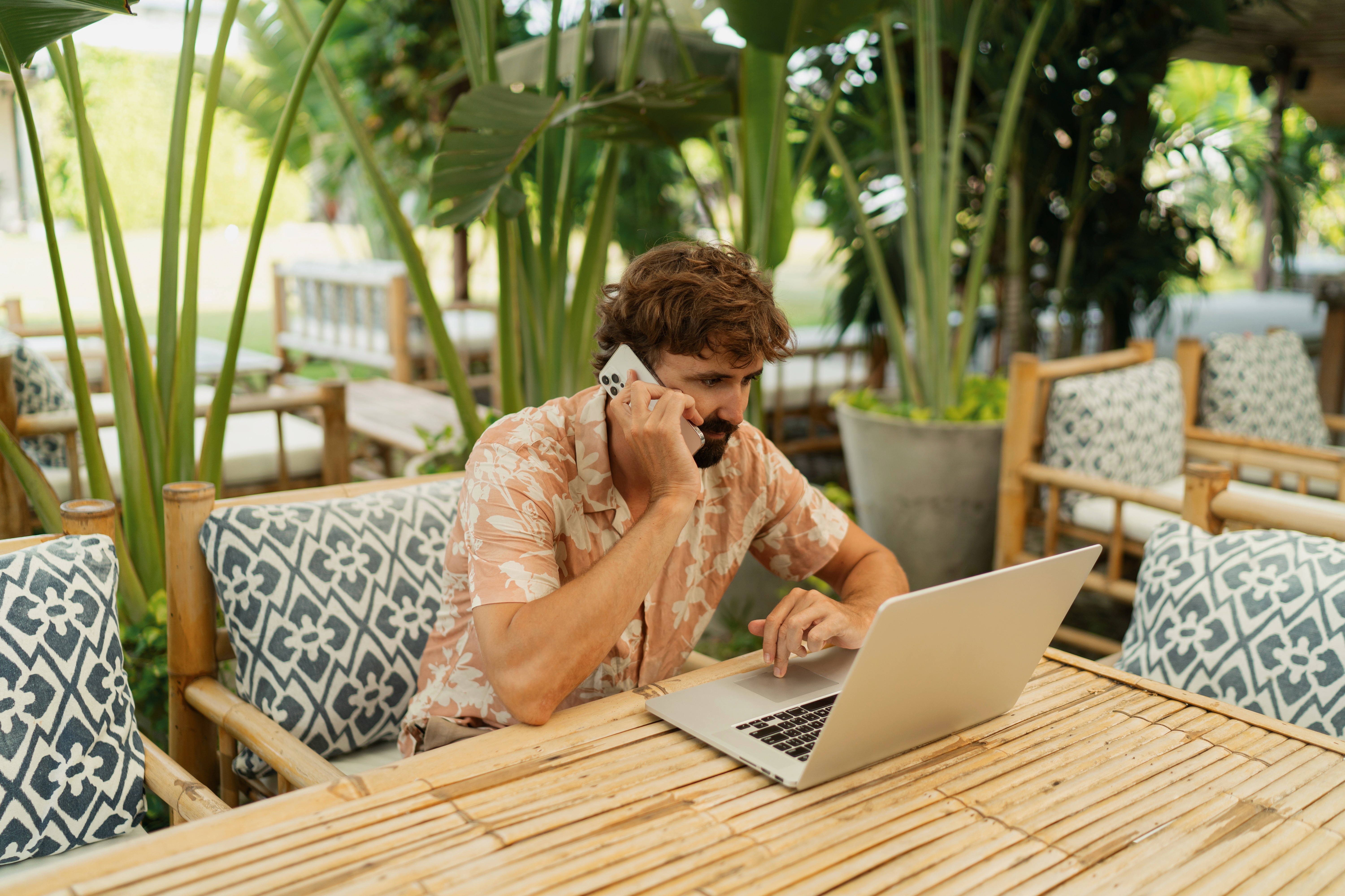 Collaborator working remotely in Paraguay.