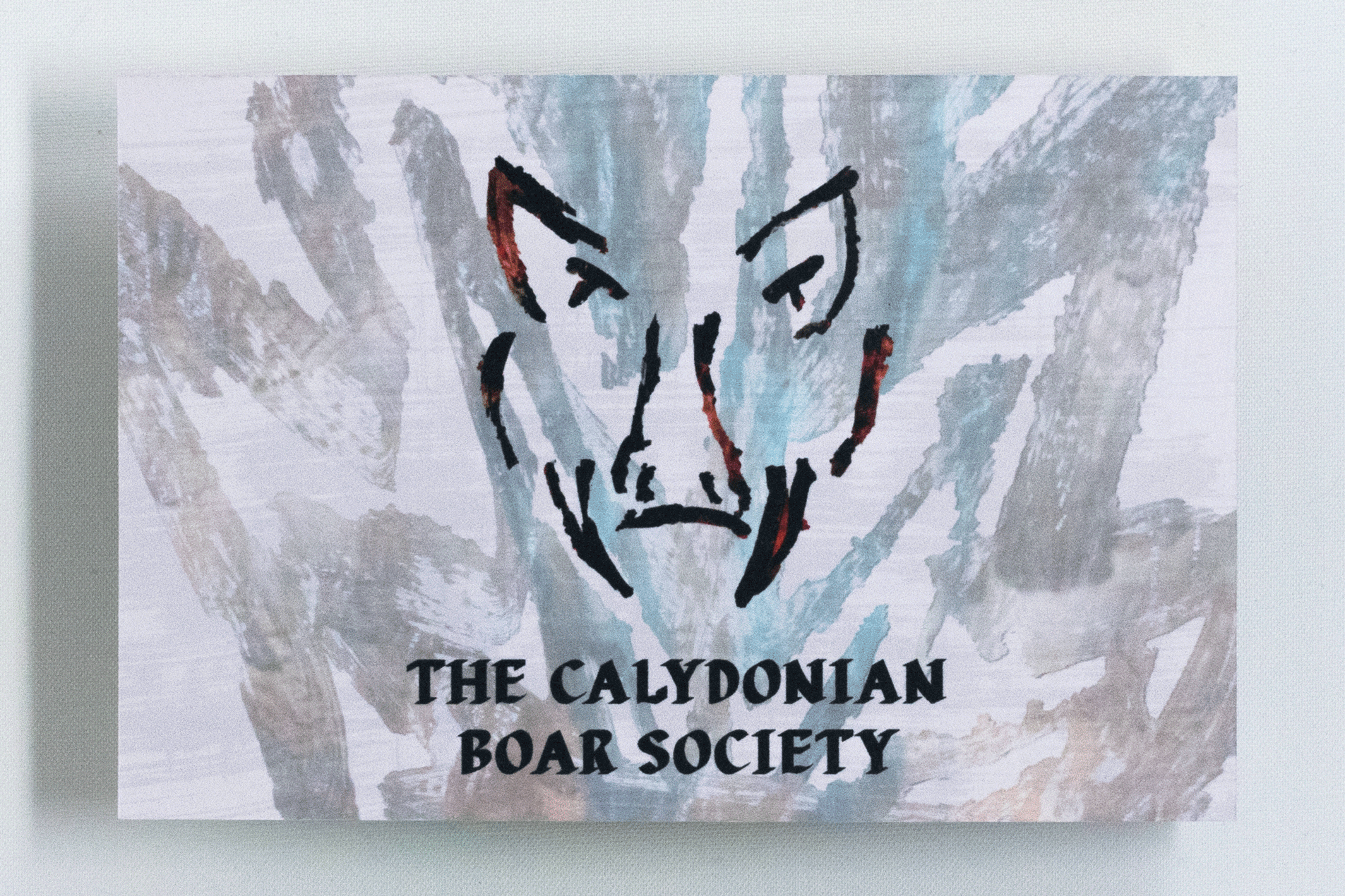 The Calydonian Boar Society postcard