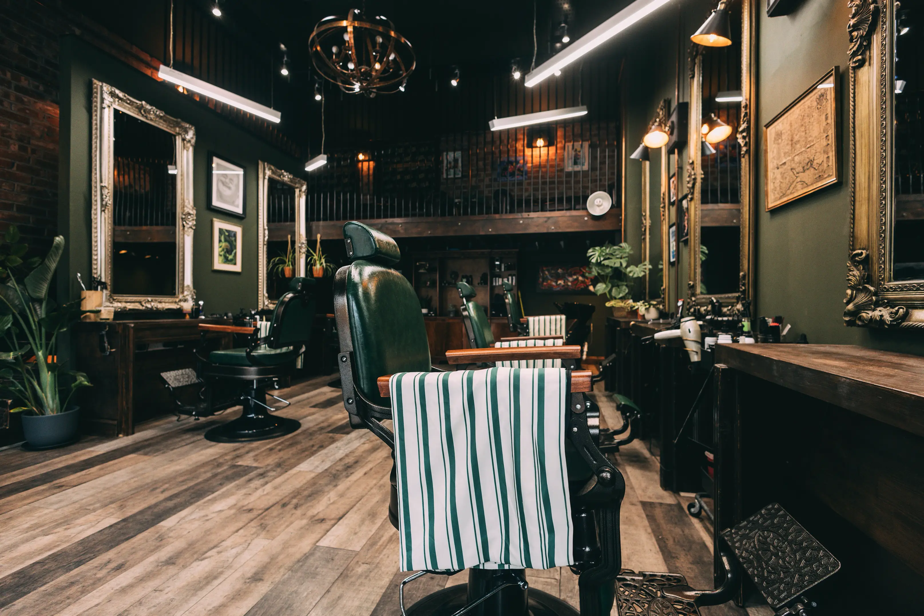 Inside Fade Barbershop Bournemouth.