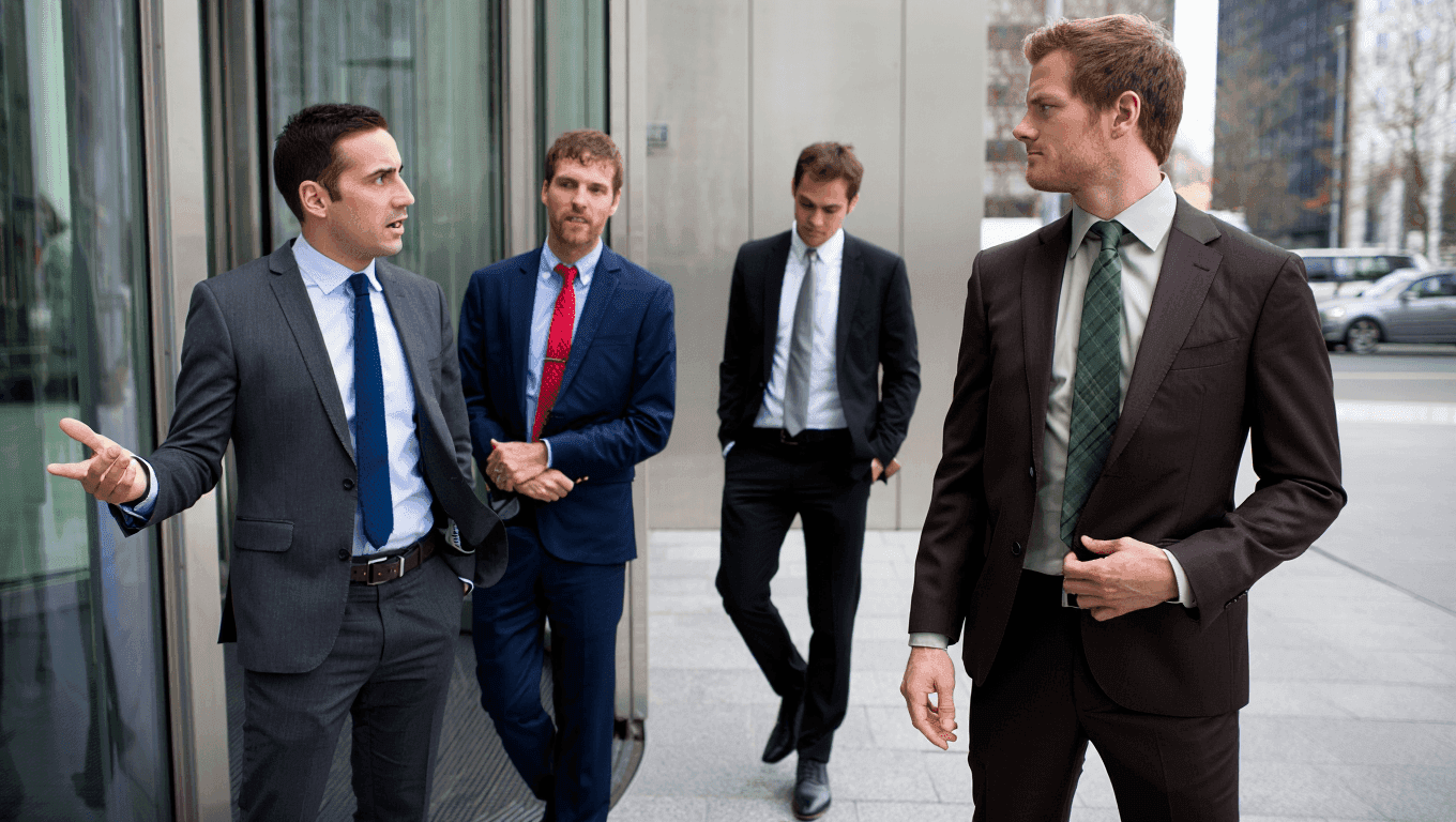 group of businessmen 