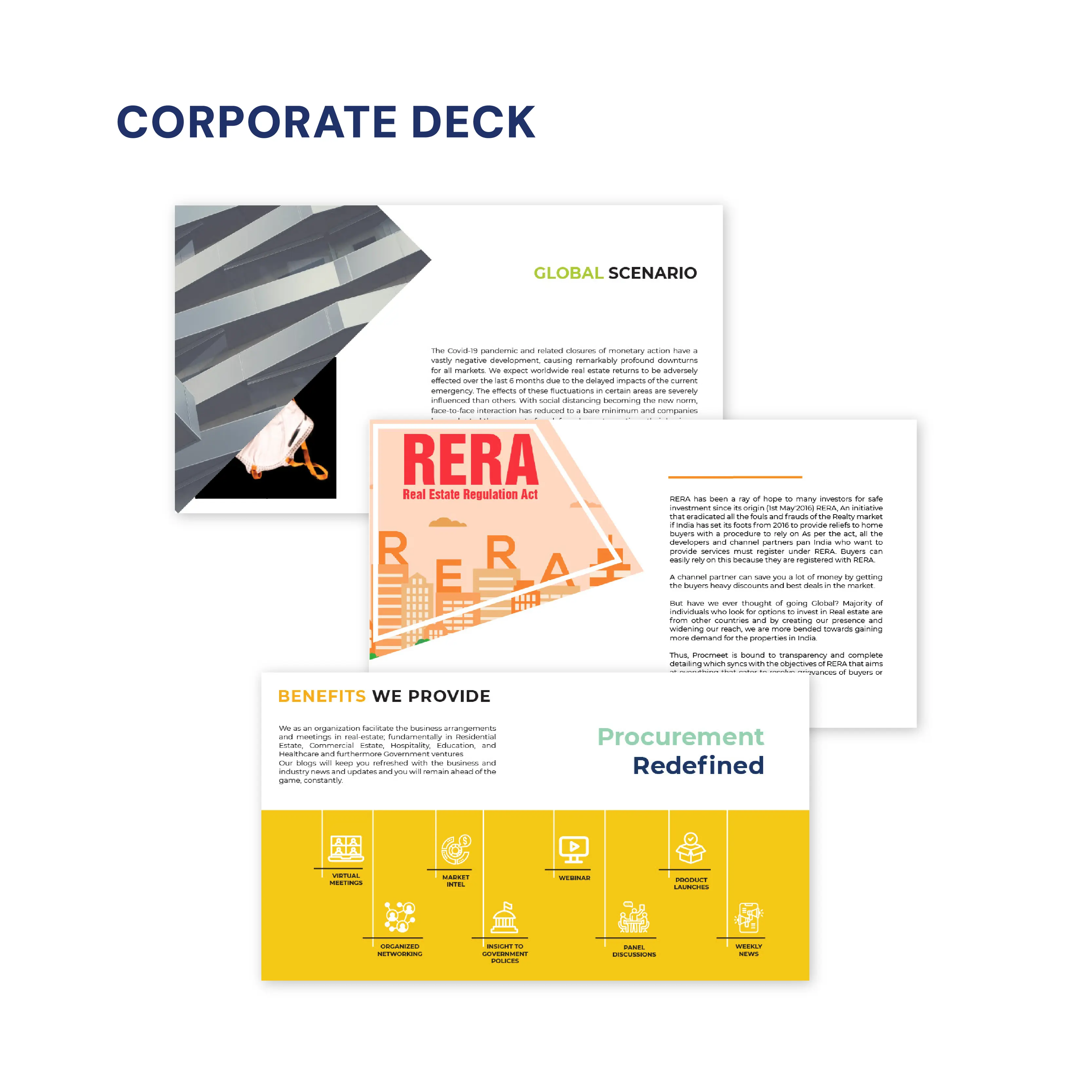 Corporate Deck for ProcMeet