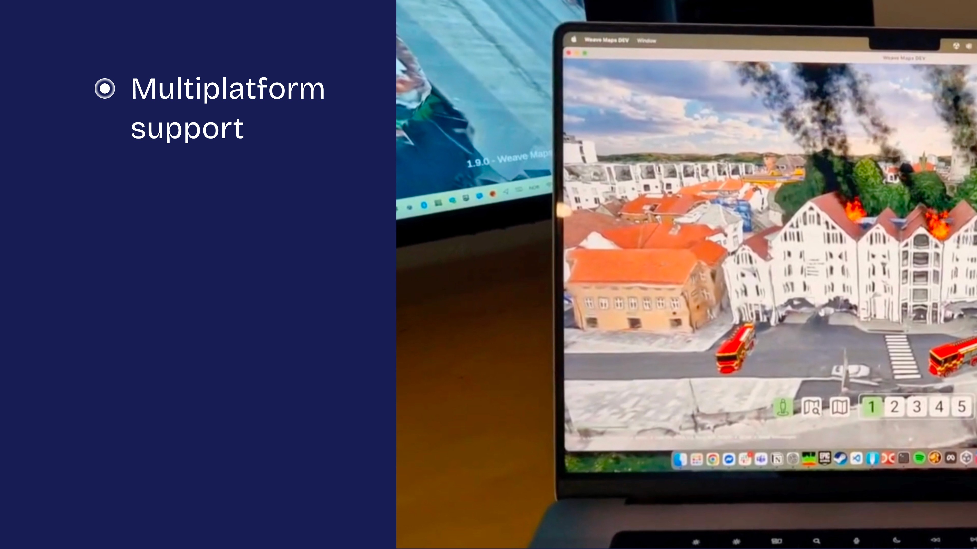 An image of the new feature with supportive text naming what the new feature is