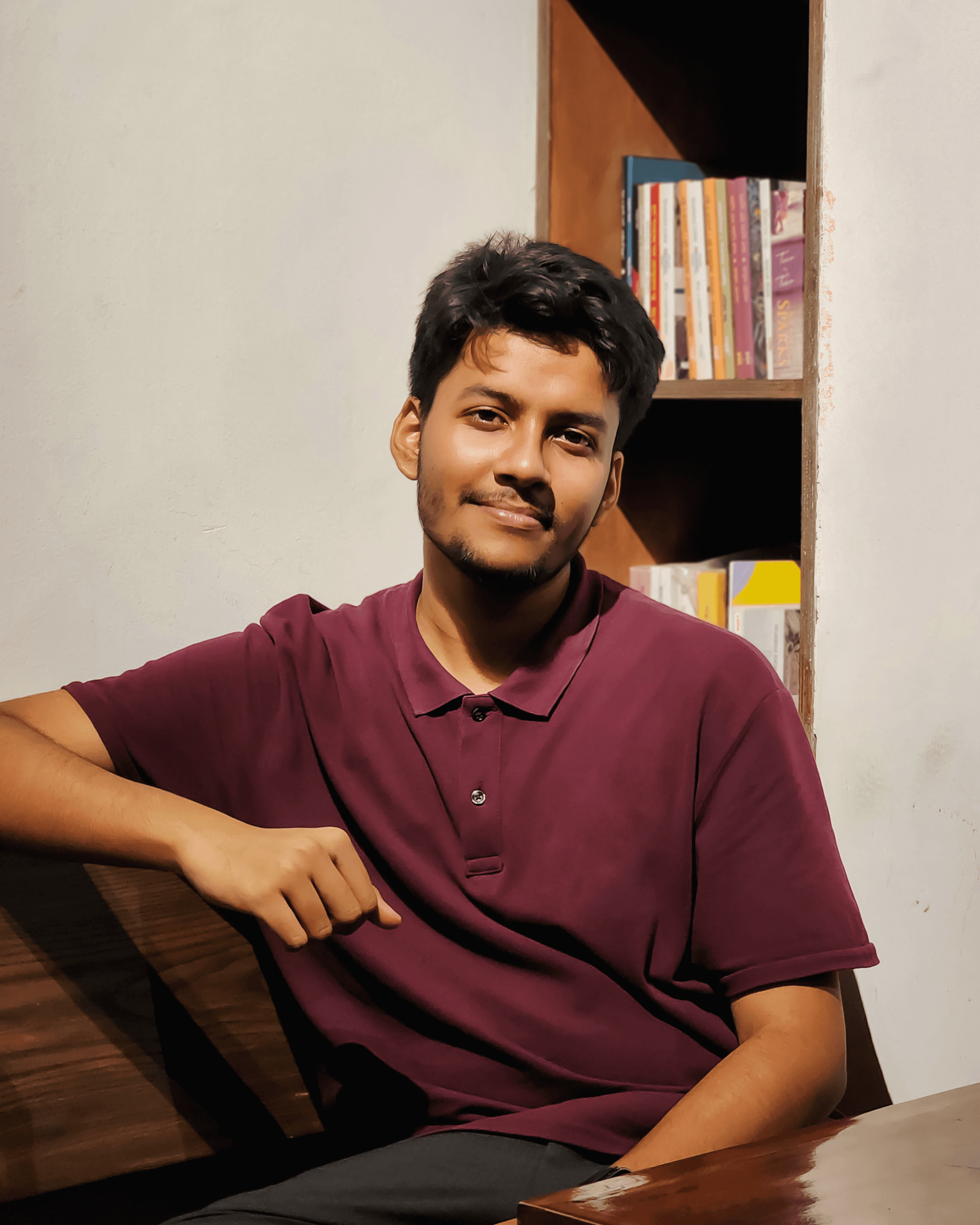 Portrait of portfolio creator