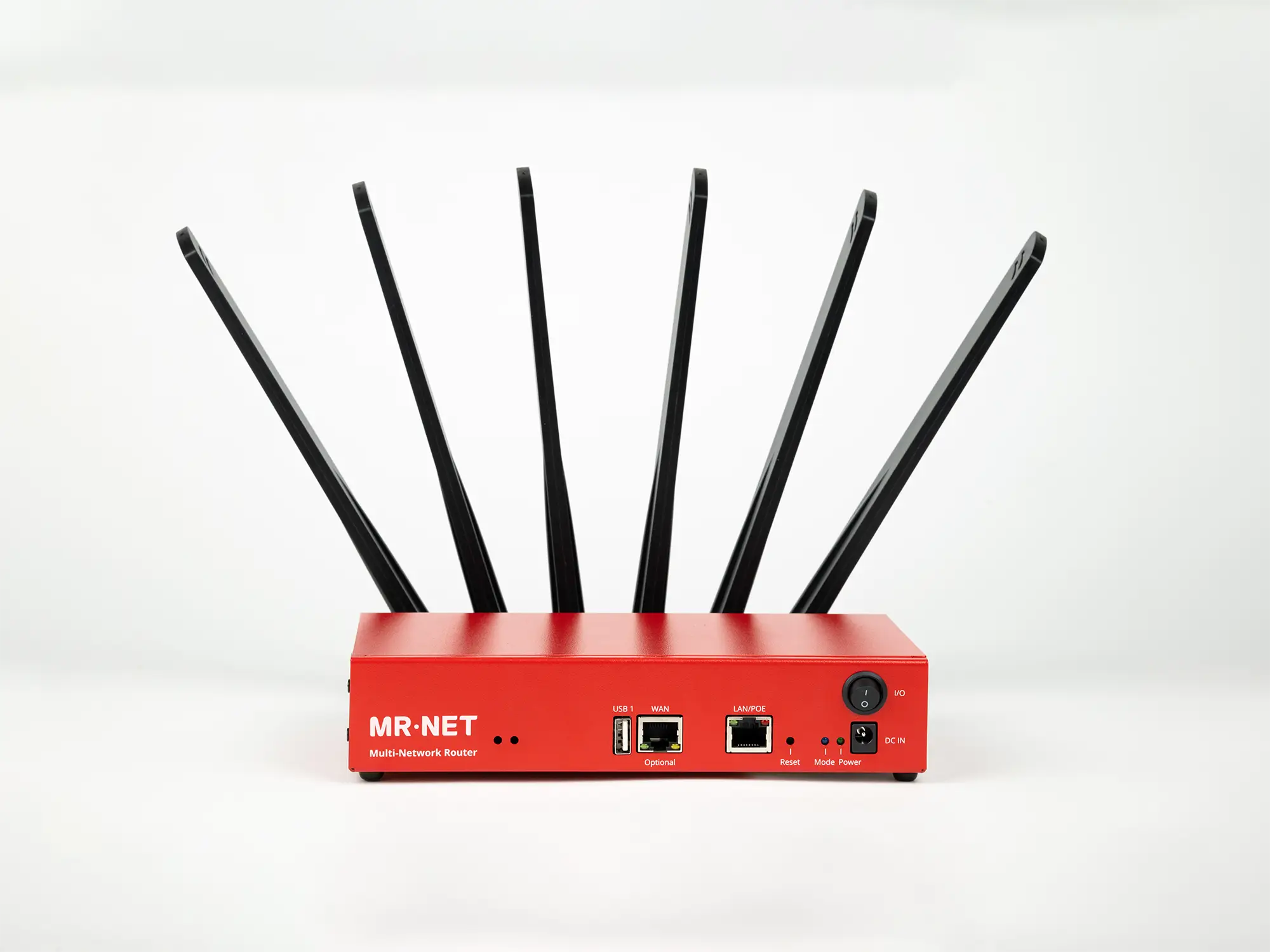 Red MRNET 004 Plus Cellular Bonding Router studio photo