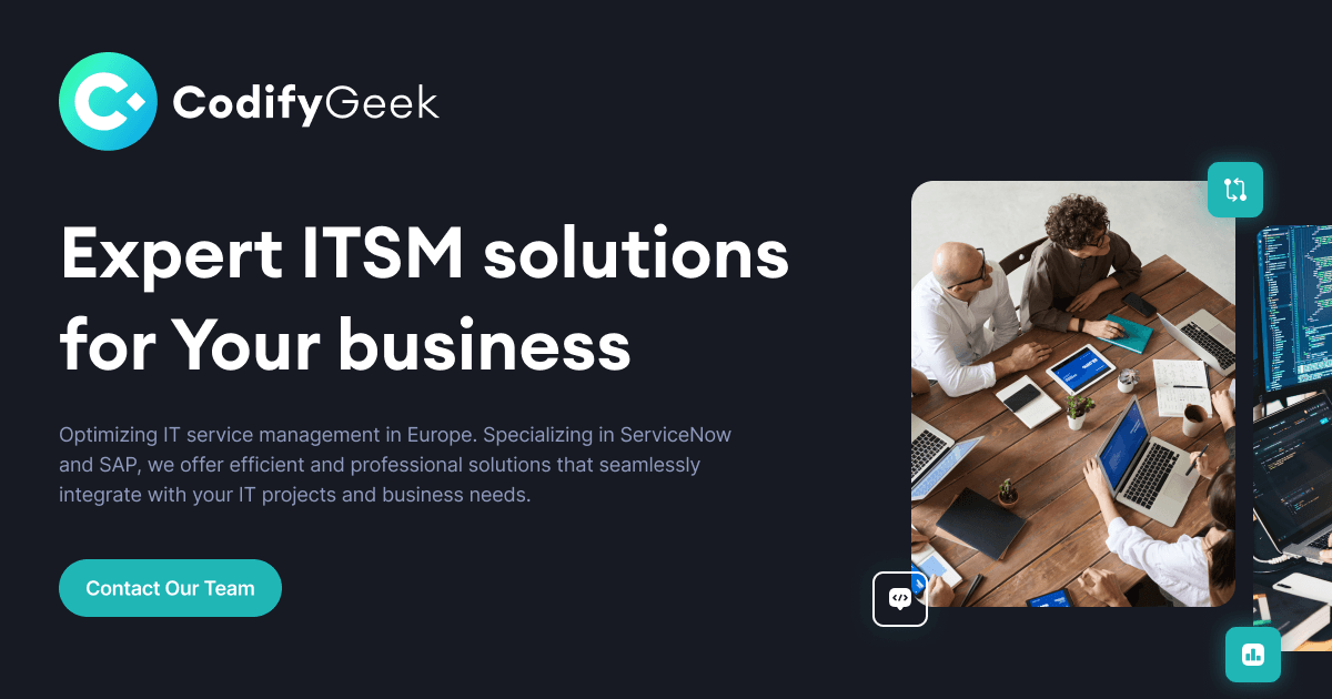 CodifyGeek - IT Service Management and Consulting Experts
