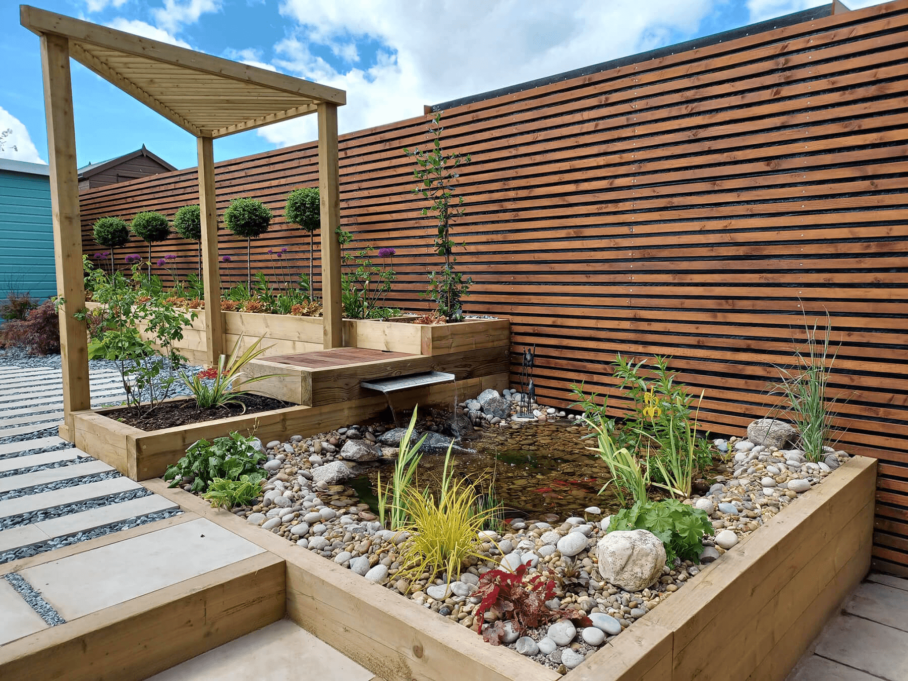 garden design & build in hertfordshire