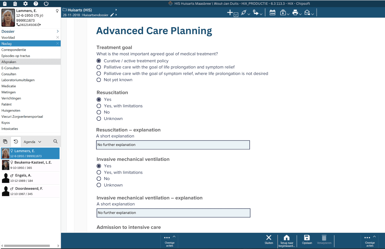 Professional Forms in FHIR