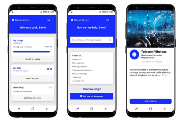 Facebook Messenger authentication feature