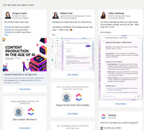 Marketing Spotlight: ClickUp Marketing Strategy Paid Advertising Strategy