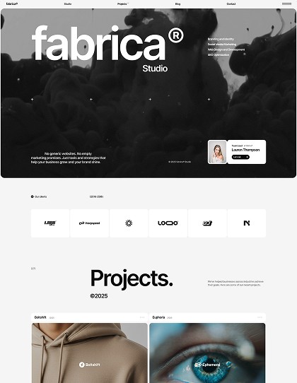 Fabrica — Framer Website Template for Agencies