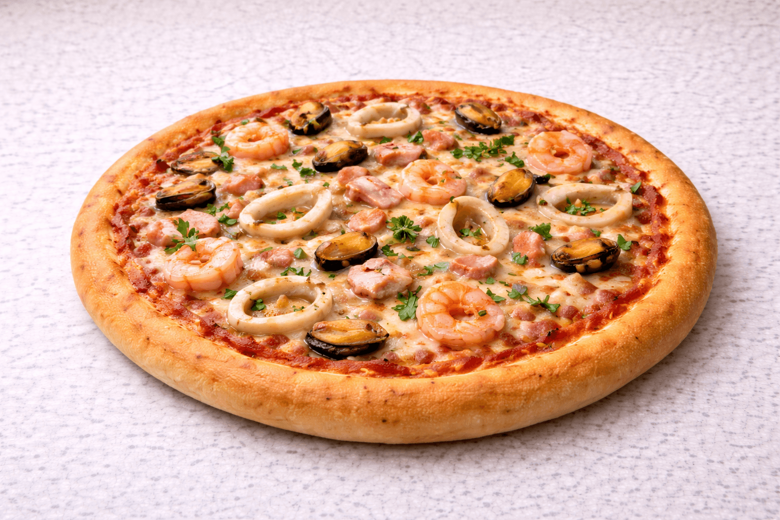 Pizza fruit de mer pizza time Ezanville
