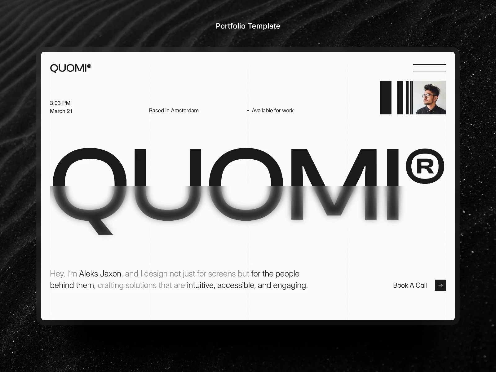 Quimi Framer template