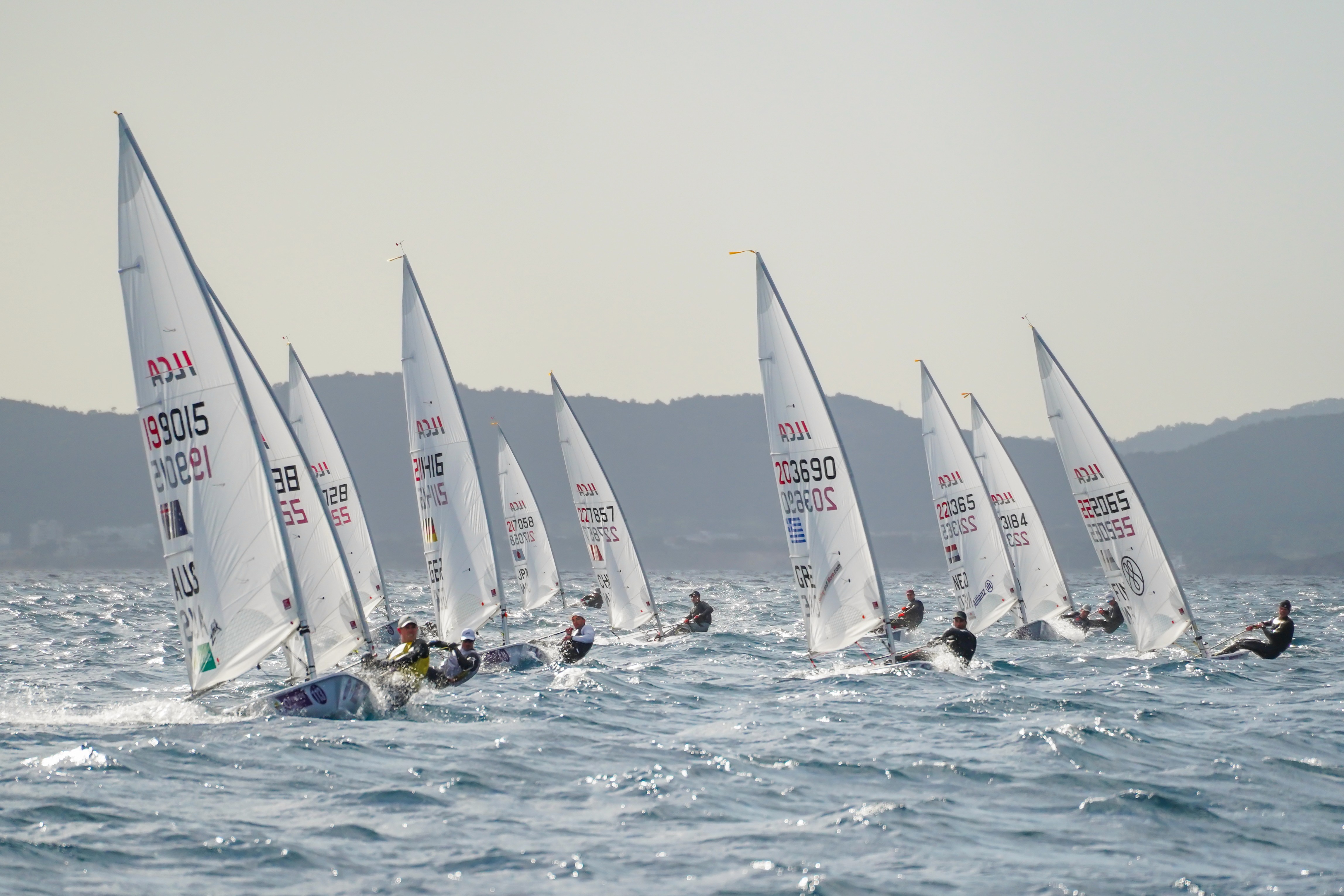 A kid practicing surfing