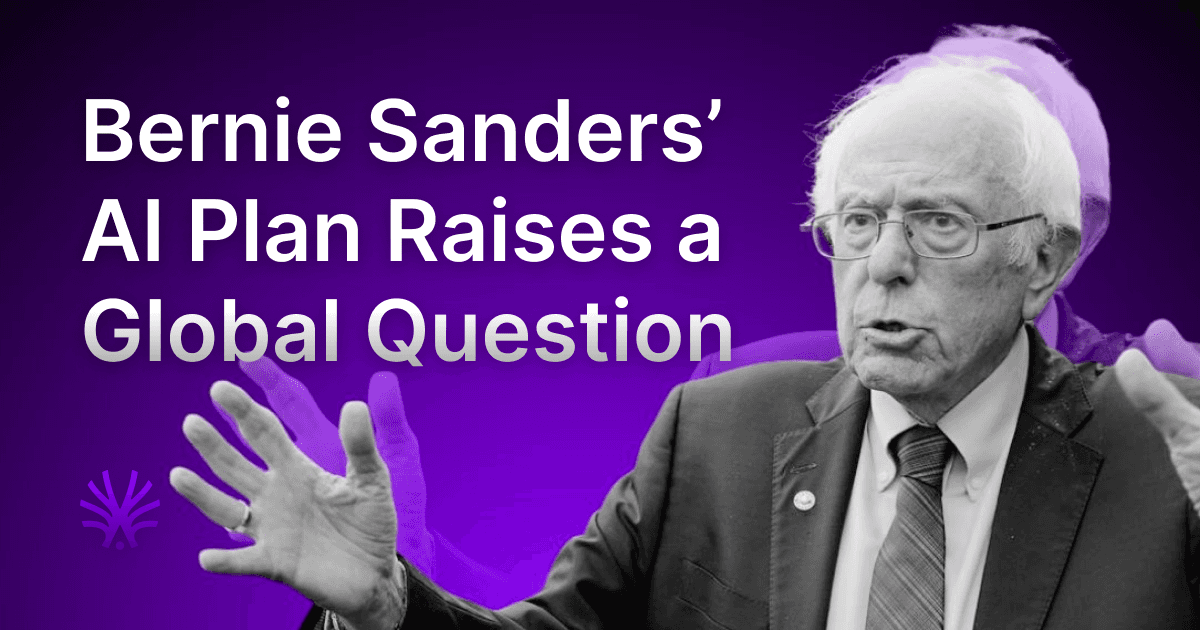 Bernie Sanders’ AI Plan Raises a Global Question