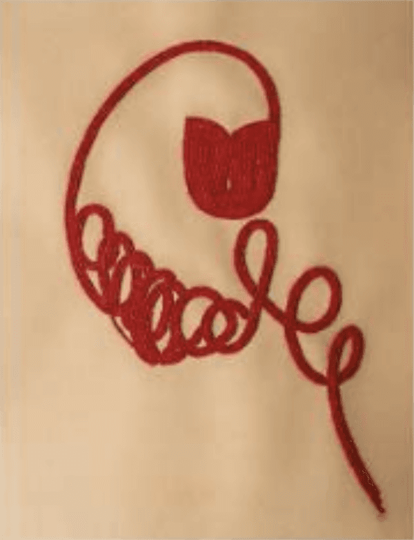 herd of sheep on road painting