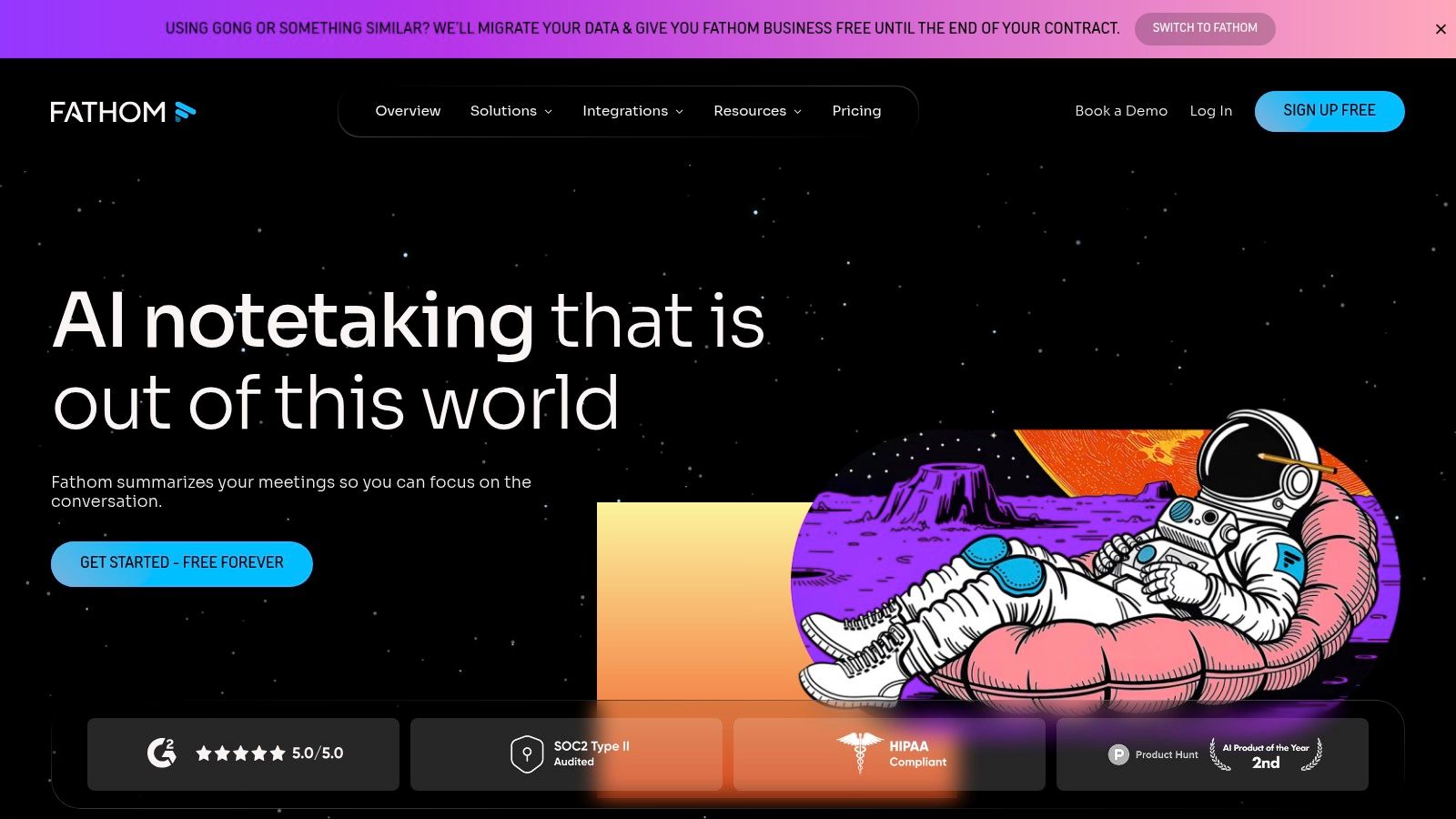 Fathom, un assistant IA pour générer des comptes rendus de réunions gratuits