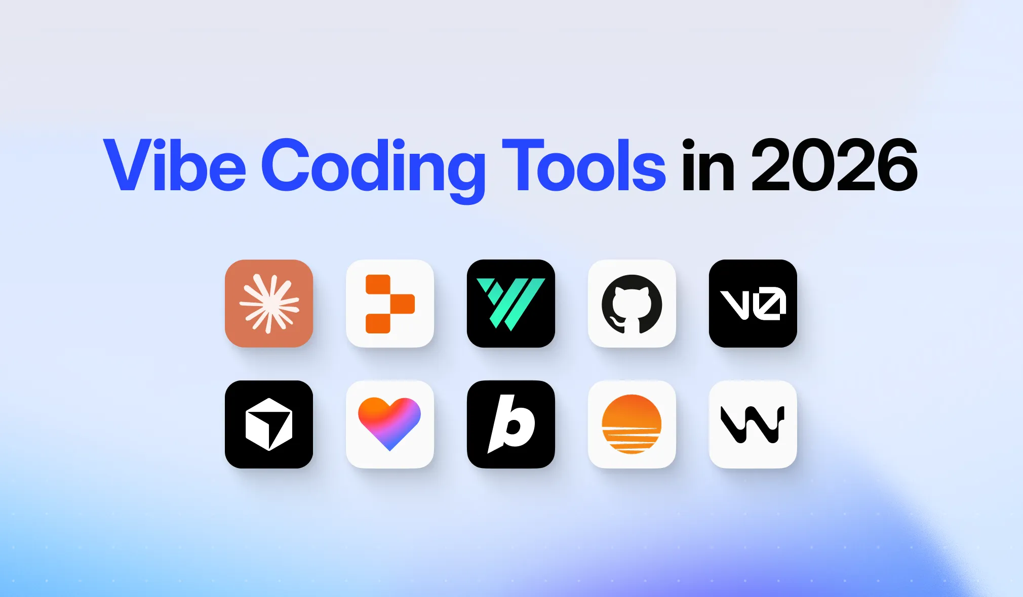 From zero to vibe coding hero graphic featuring Replit, Lovable, and GitHub interfaces.