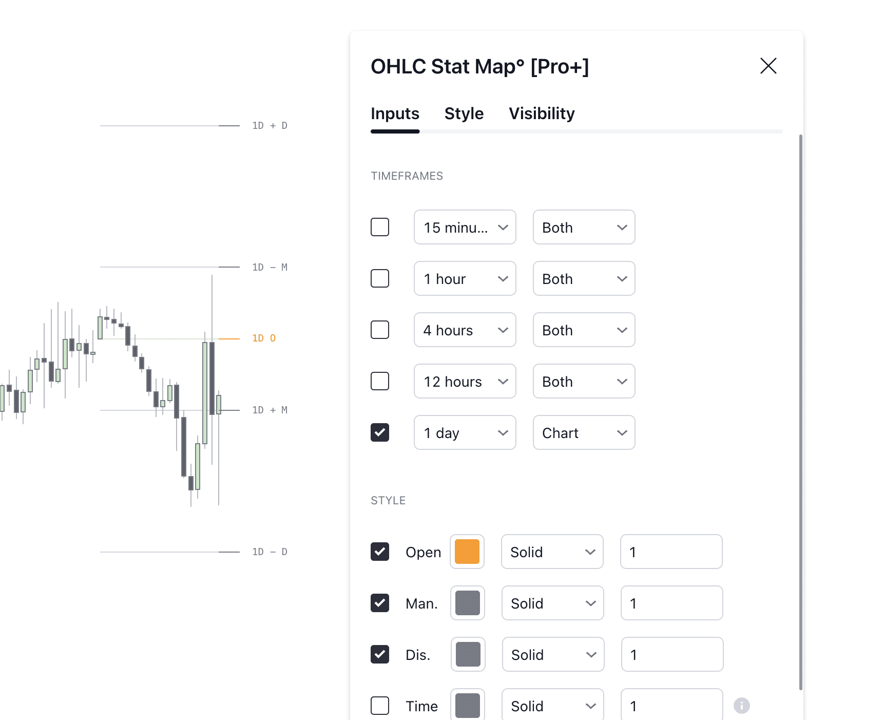 StatMap Settings