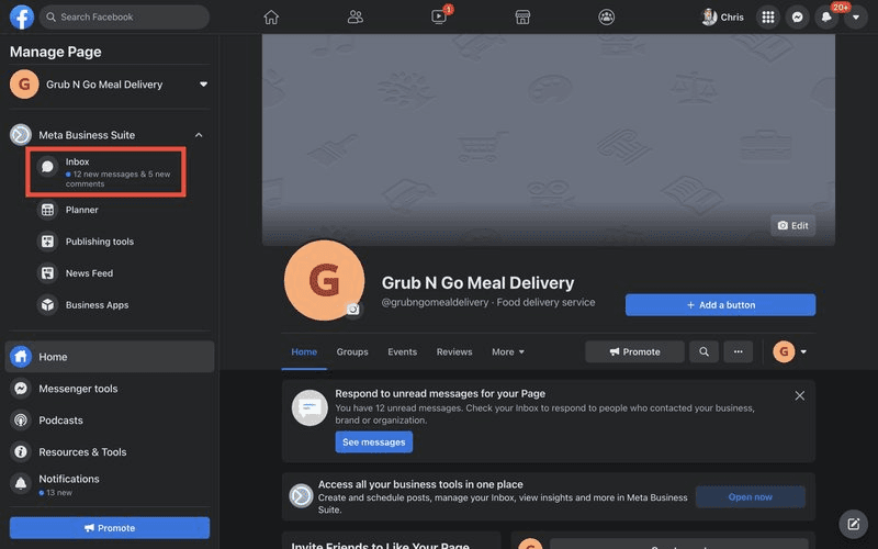 facebook messenger auto reply