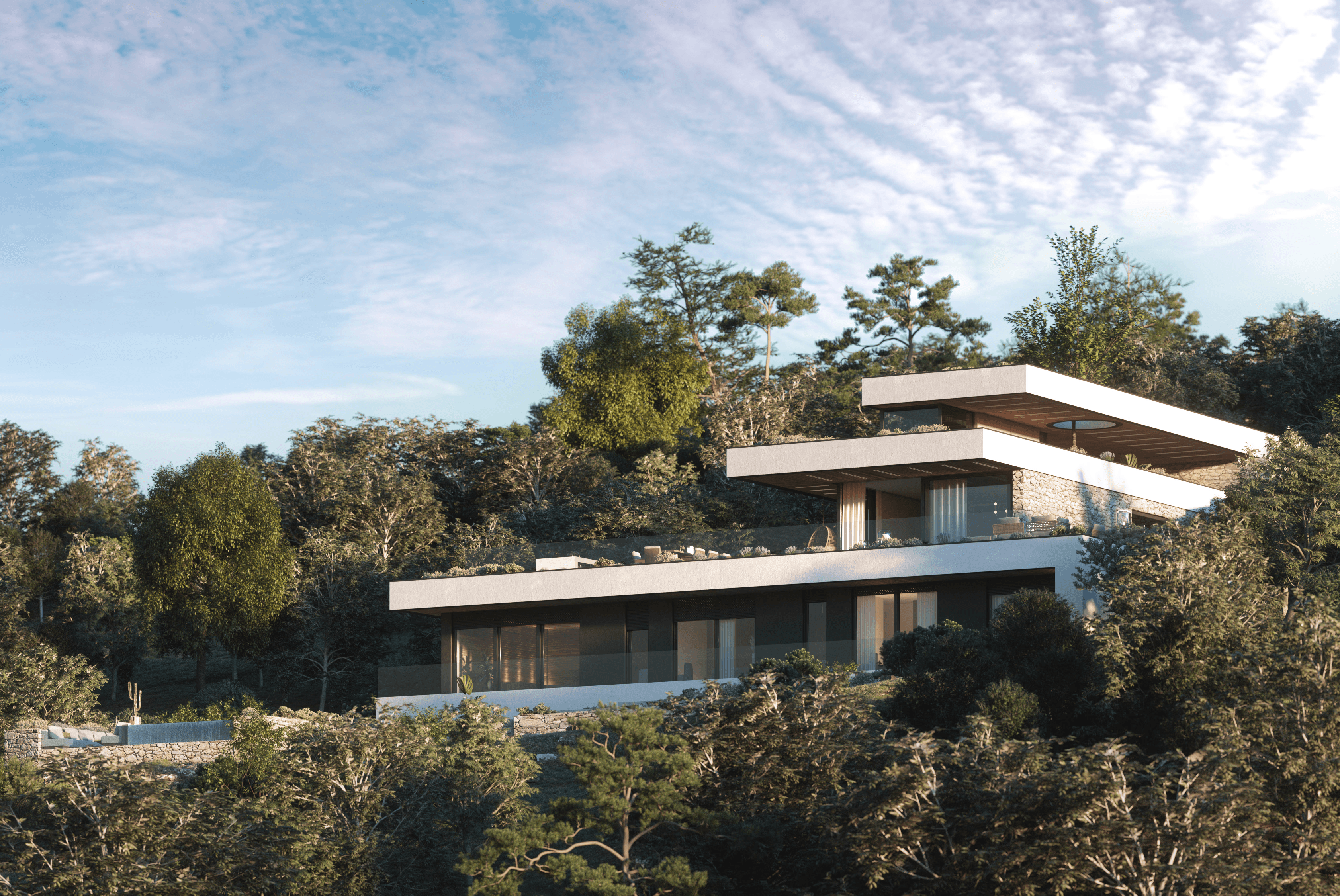 Moderna vila u Hreljinu – minimalistički eksterijer i arhitektonski dizajn