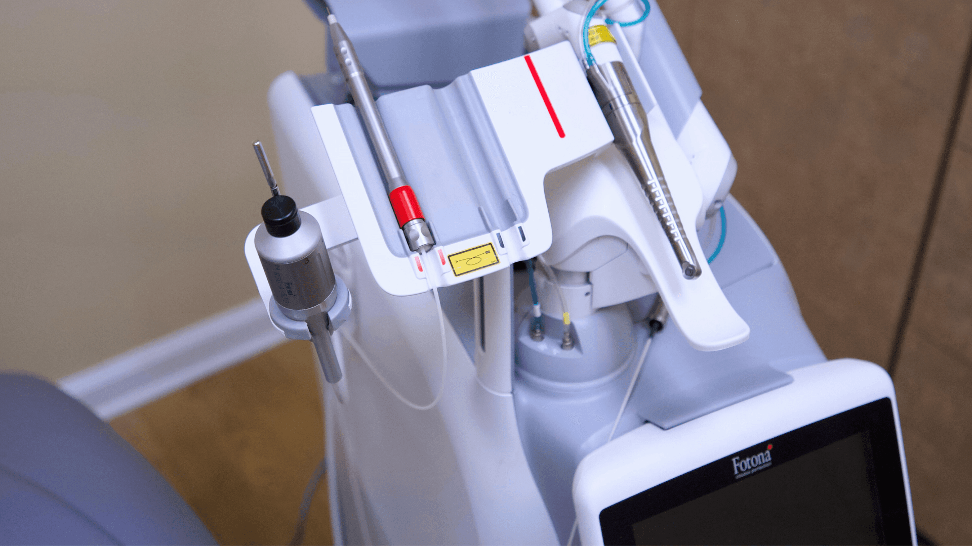 Dental laser used in for minimally invasive proceduires at Dr Chris Williams office