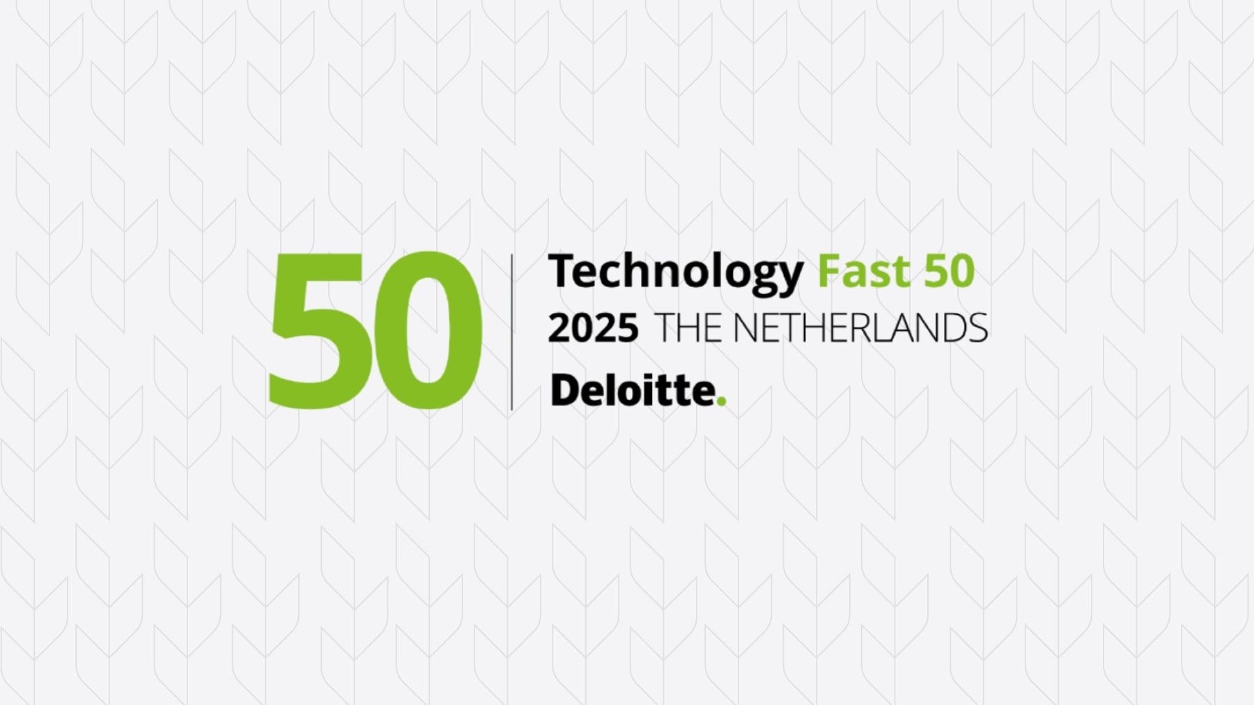 Deloitte Netherlands’ Technology Fast 50 and Nominated for the Sustainability Pioneer Award