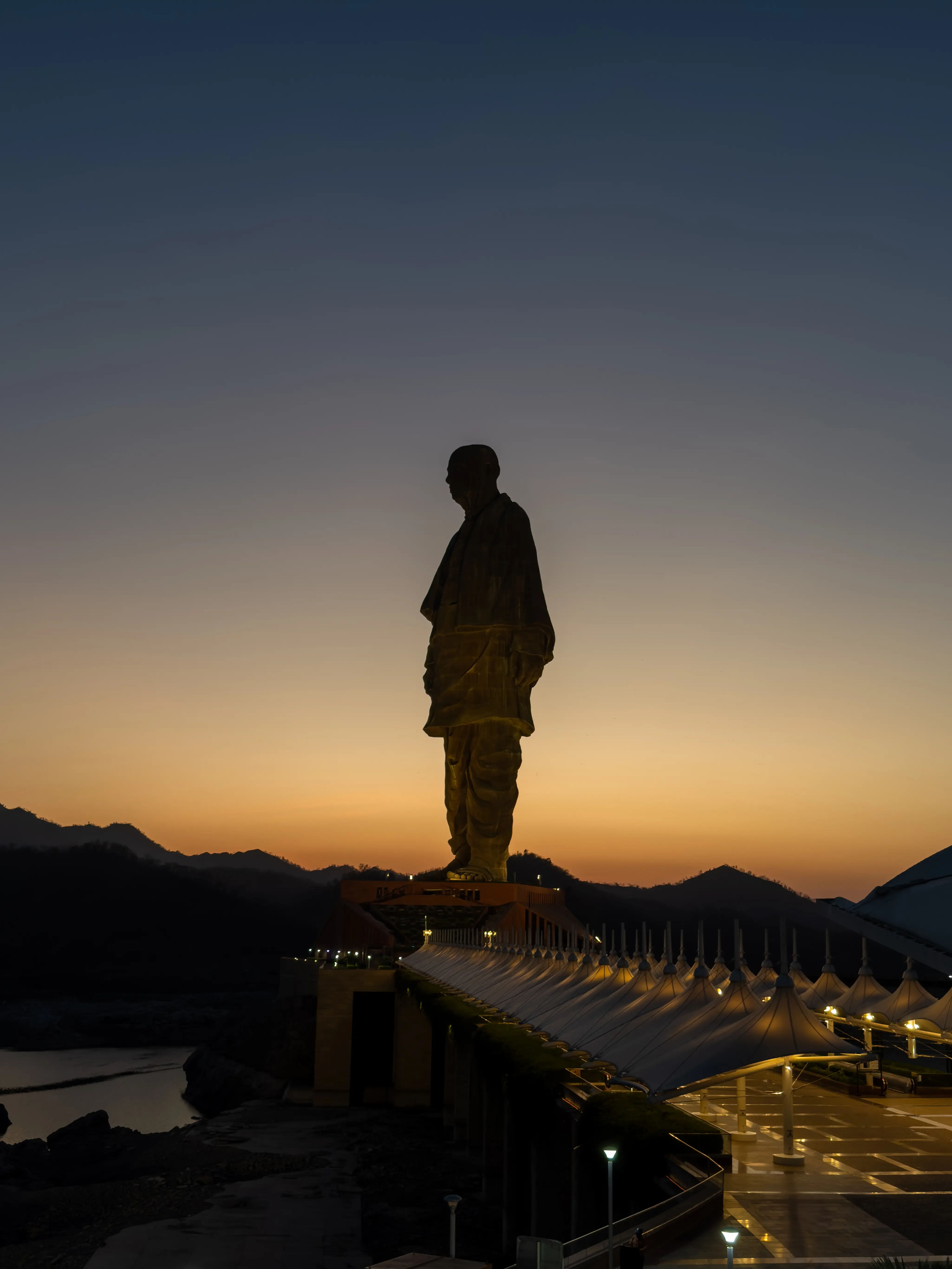 Statue of Unity Sunset