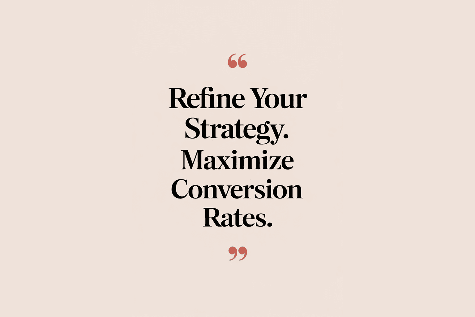 Visual representation of optimizing strategies to enhance conversion rates for improved business performance.