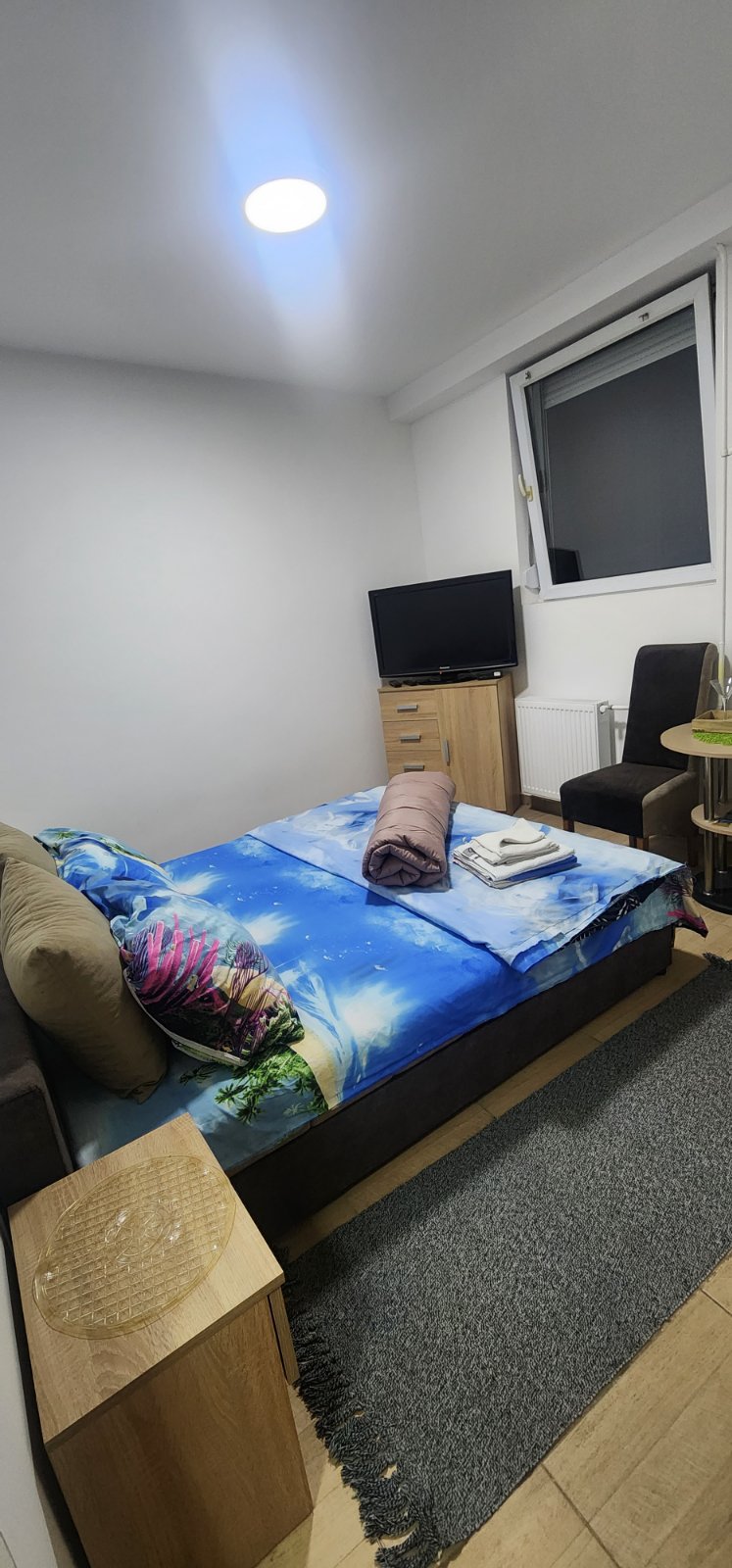 Slika sobe Apartmana Studio 9 u Novom Sadu.