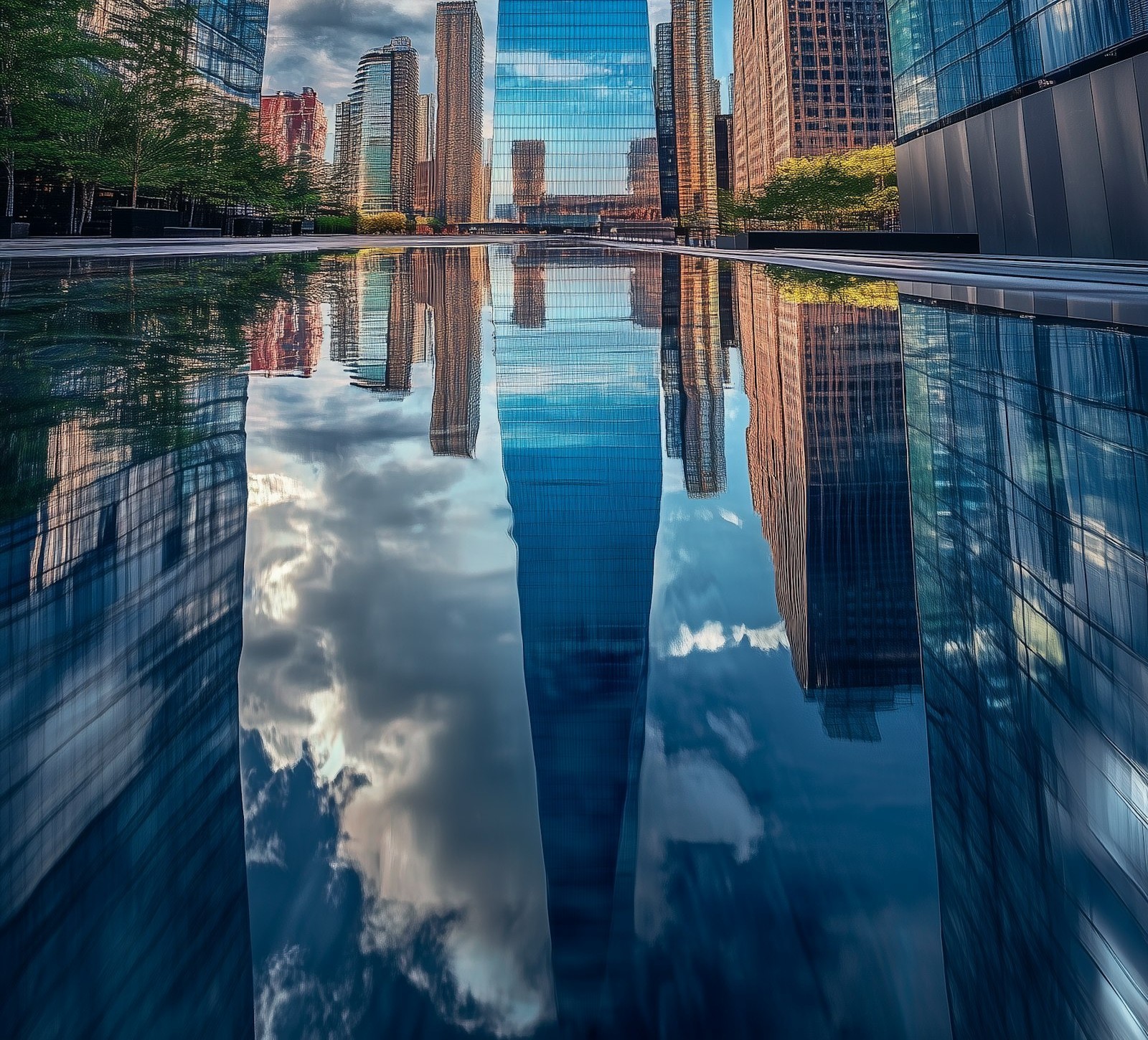 Skyline Plaza Cityscape view