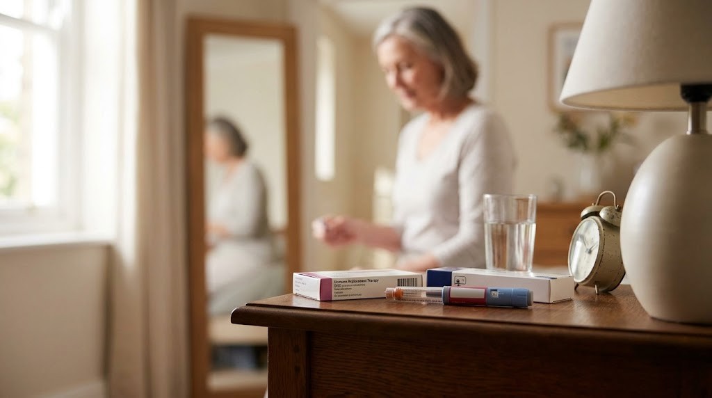 HRT and GLP-1 together