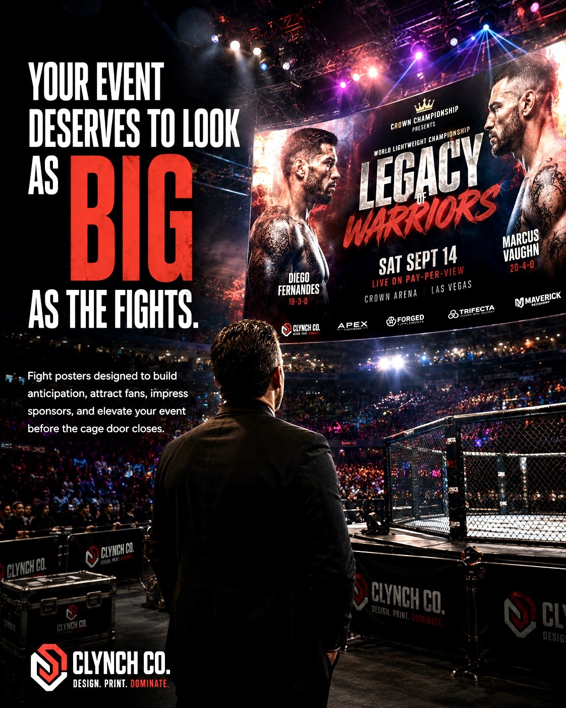Clynch Co. custom fightwear and team apparel design