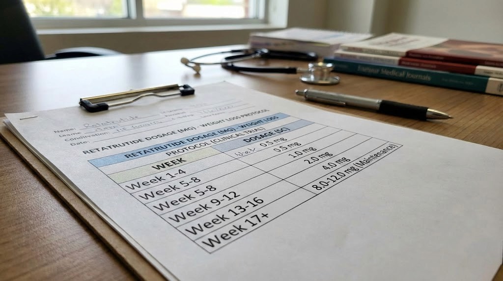 Retatrutide dosage chart for weight loss