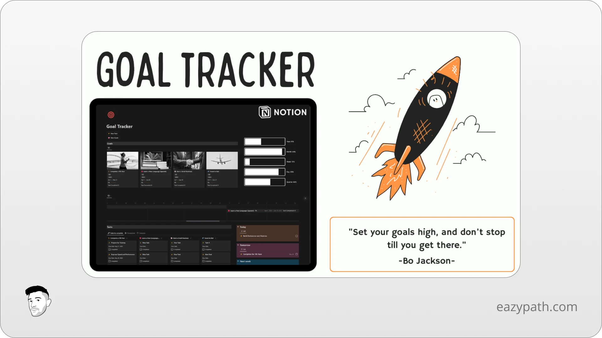 Notion AchievoSphere Goal Tracker