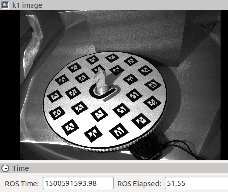 Screenshot of the table being used to scan in a knight from a chess set.